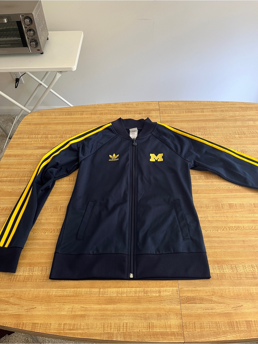 Vintage adidas UMich University of Michigan track jacket women’s small